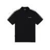 camiseta polo disturb line preta