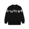 moletom crewneck play logo preto disturb