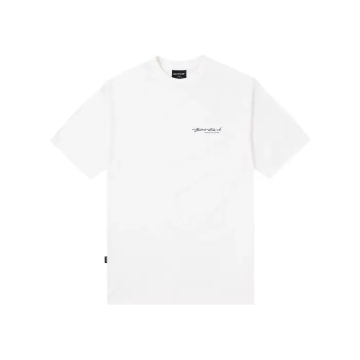 camiseta gem branca disturb