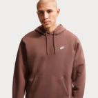 hoodie nike club tattoo/white