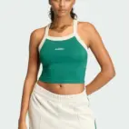 top adidas script colorpop green