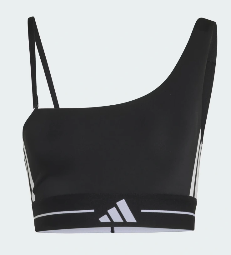 top esportivo adidas suporte leve hyperglam