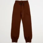 calça feminina jogger em moletom marrom