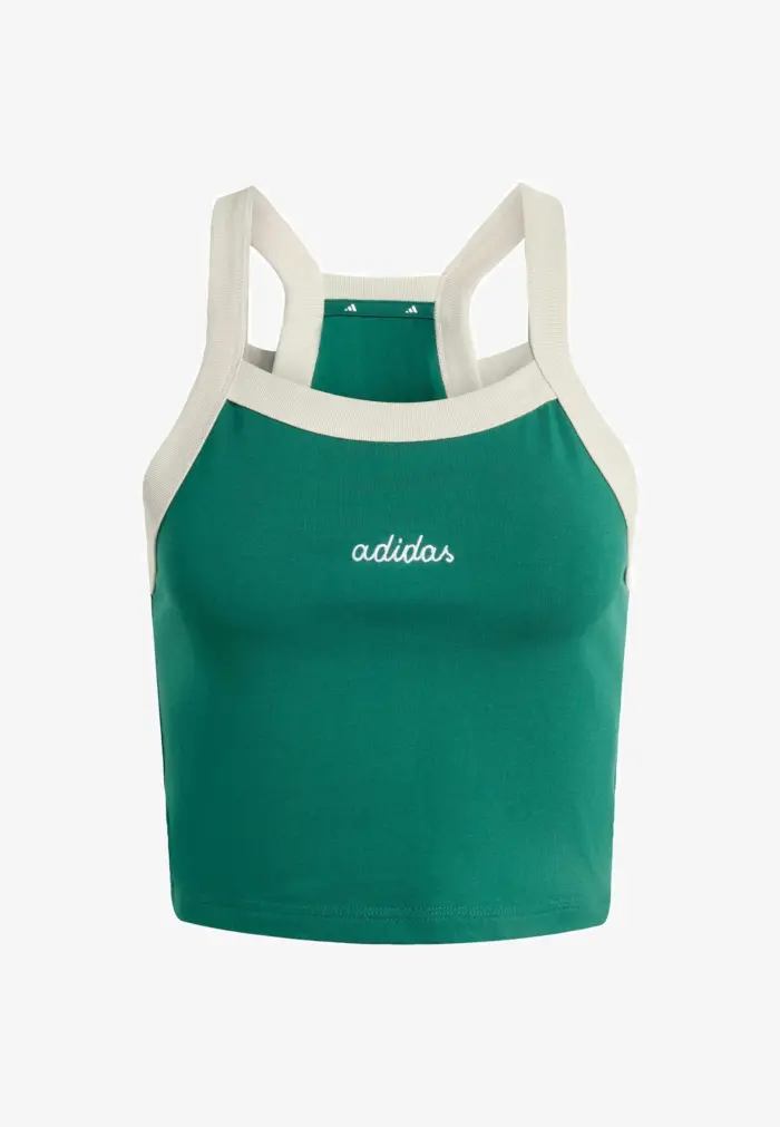 top adidas script colorpop green