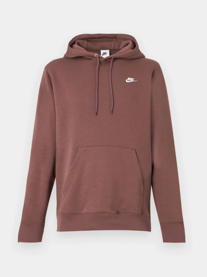 hoodie nike club tattoo/white