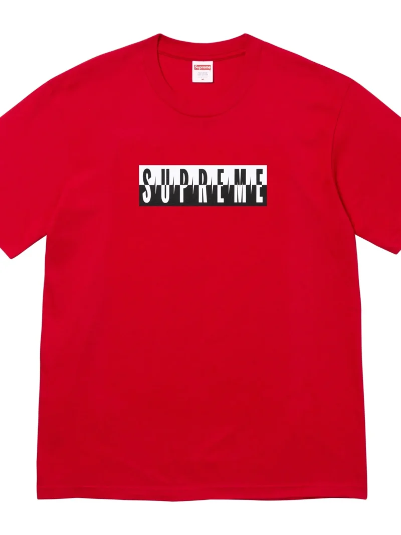 camiseta supreme split fw25 red