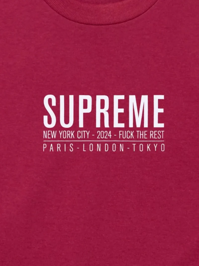 camiseta supreme paris cardinal