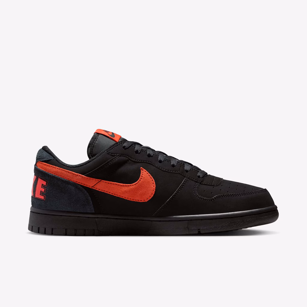 nike big low lux black/picante red
