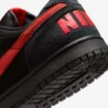 nike big low lux black/picante red