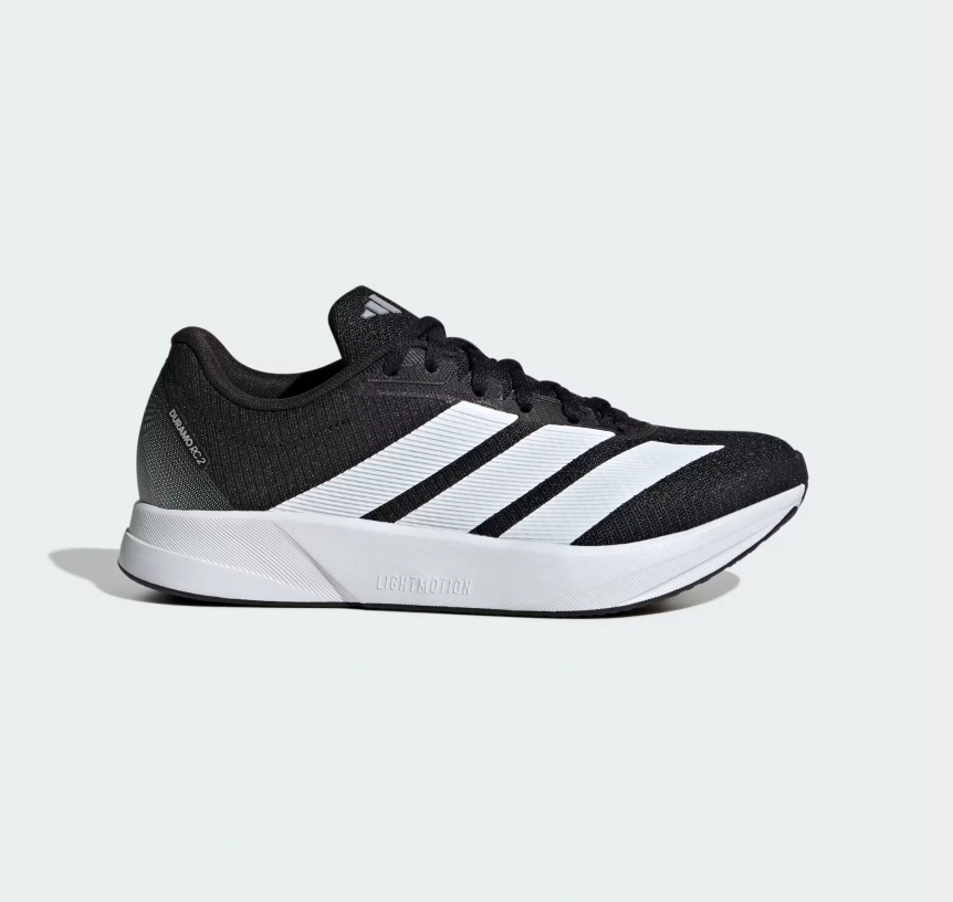 tênis adidas duramo rc2 black / cloud white / halo silver