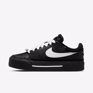 nike court legacy lift black