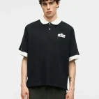camiseta polo futbol nike sportwear black/sail