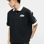 camiseta polo futbol nike sportwear black/sail