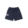 shorts script azul costas